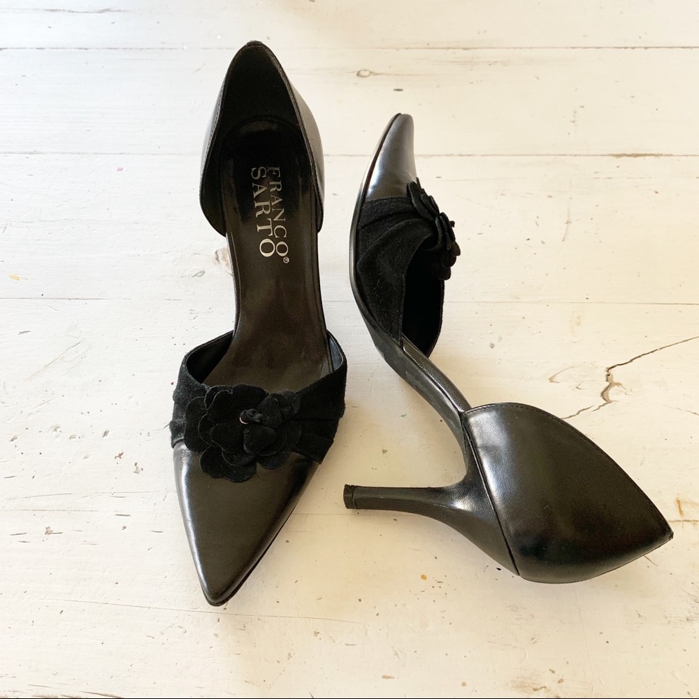 Franco Sarto Black Heels